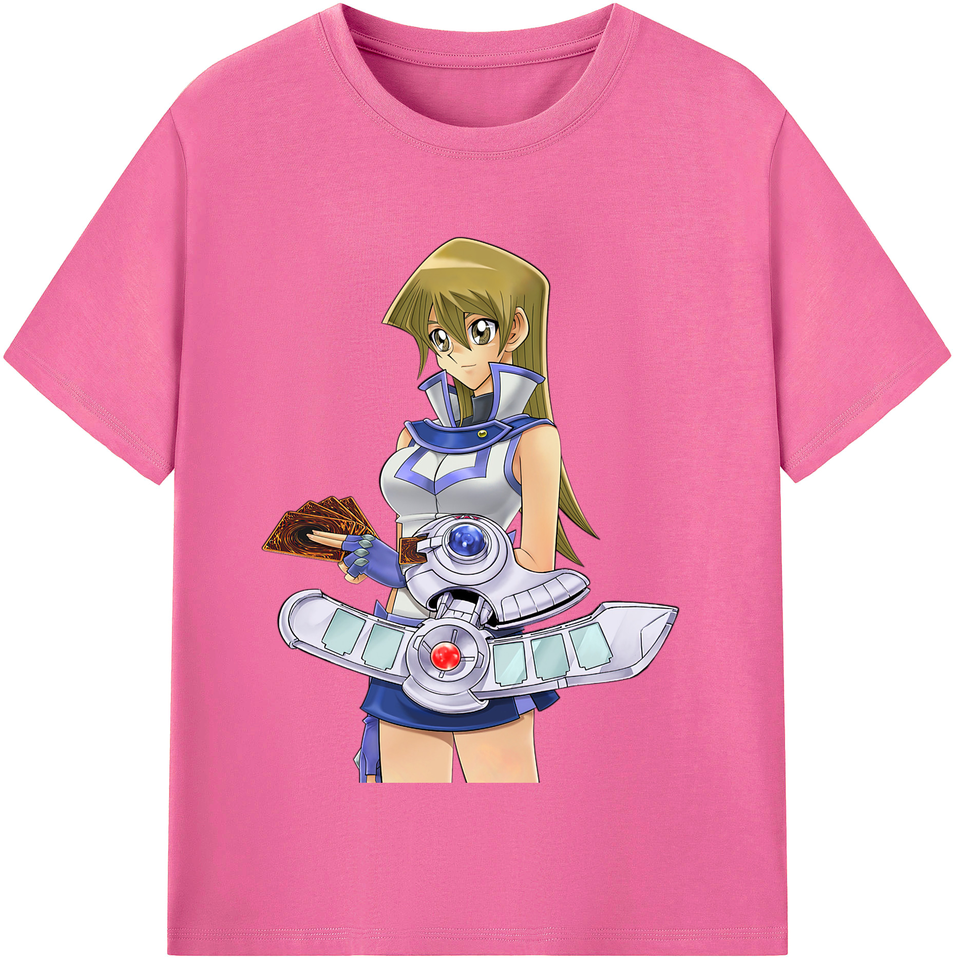 （画像用） 遊☆戯☆王 Yu-Gi-Oh! レディースカジュアルプリントTシャツ（綿100％）